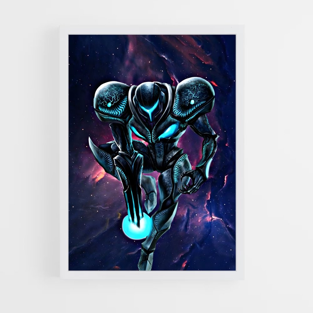 Poster L'Obscurité Étoilée – affiche Metroid (vue 3)